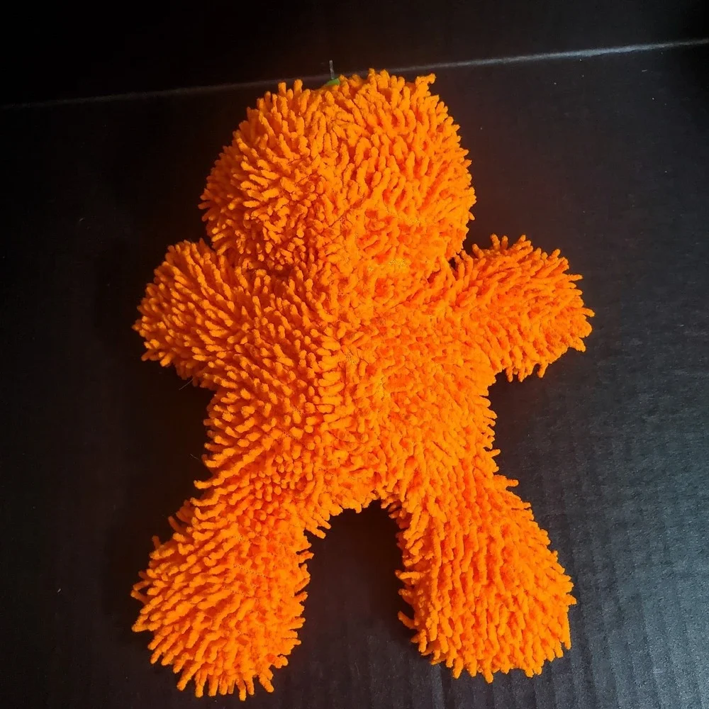 MIGHTY Tuffy Dog Toy Halloween‎ Nubby Jack-O-Lantern Strong Squeaker Shaggy Toy